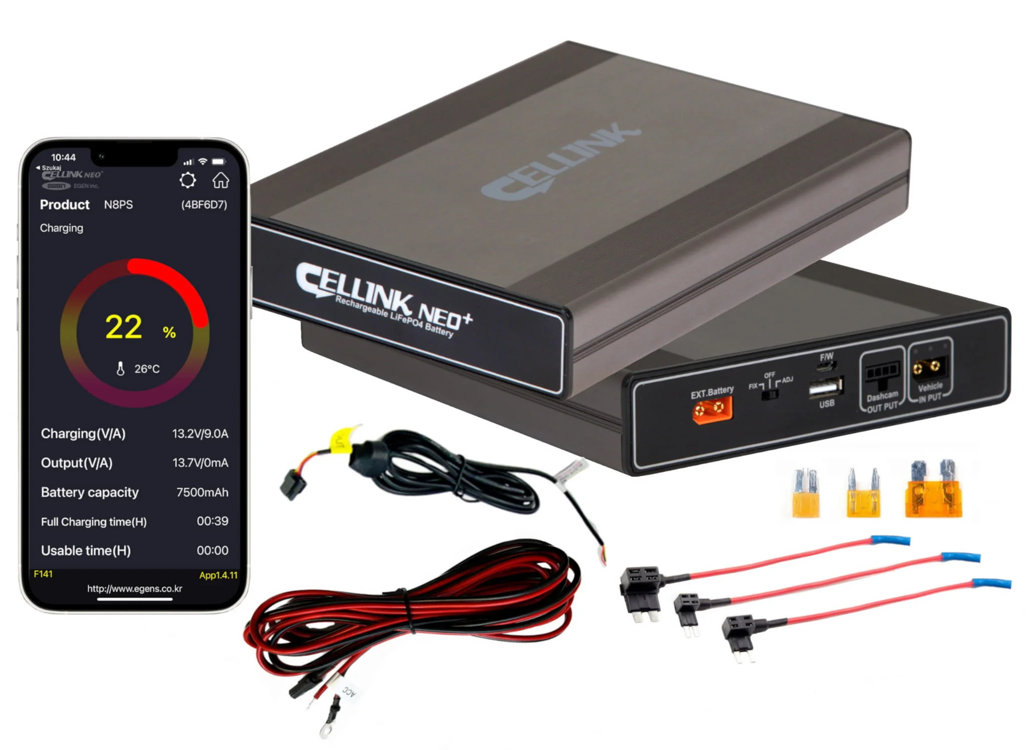 Cellink NEO8+S Dash Cam Battery Pack Australia for Safer Driving