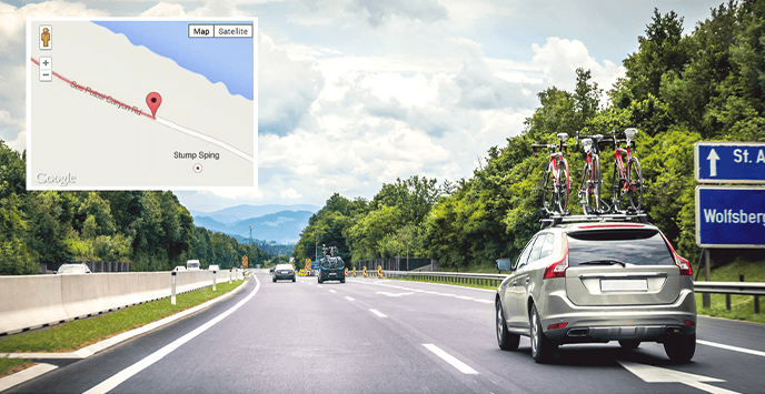 Thinkware U3000 built-in GPS with Australian safety camera alerts