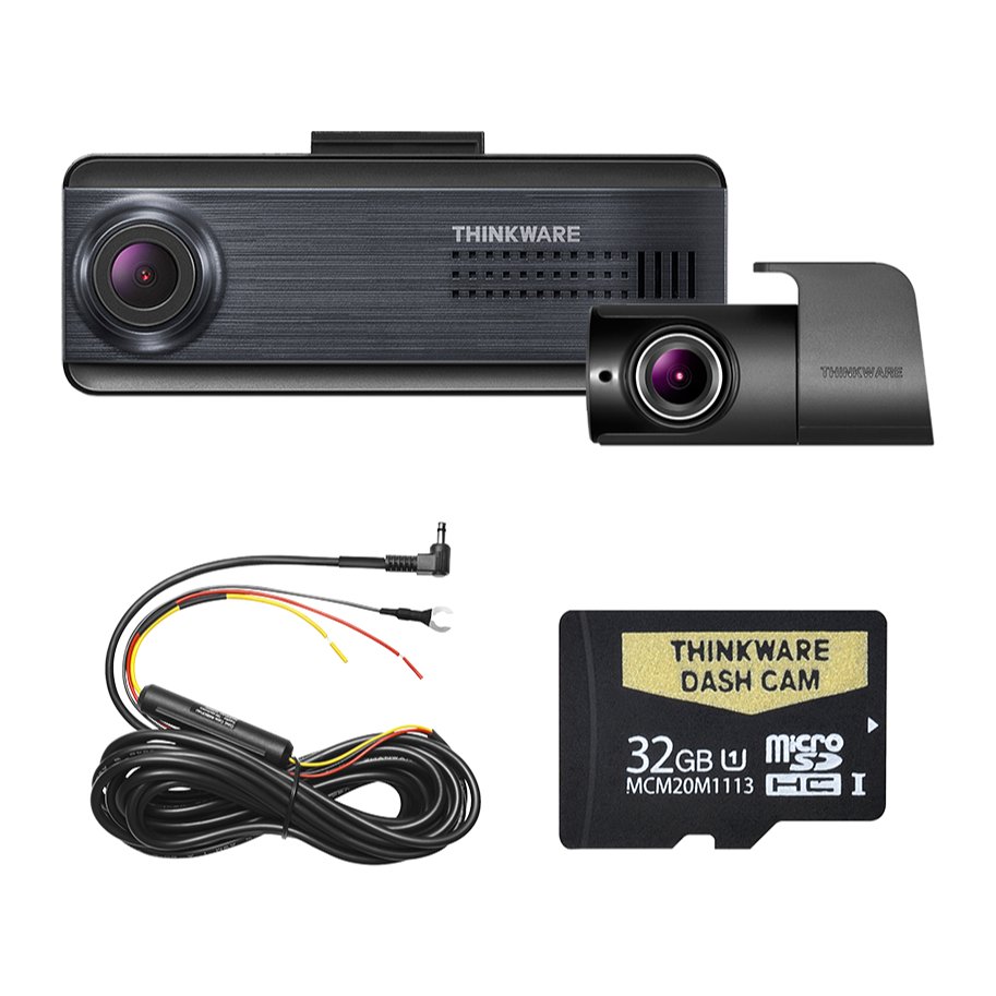 Thinkware Q200 2K QHD 2CH front and rear dash cam kit with hardwire cable and 32GB microSD card