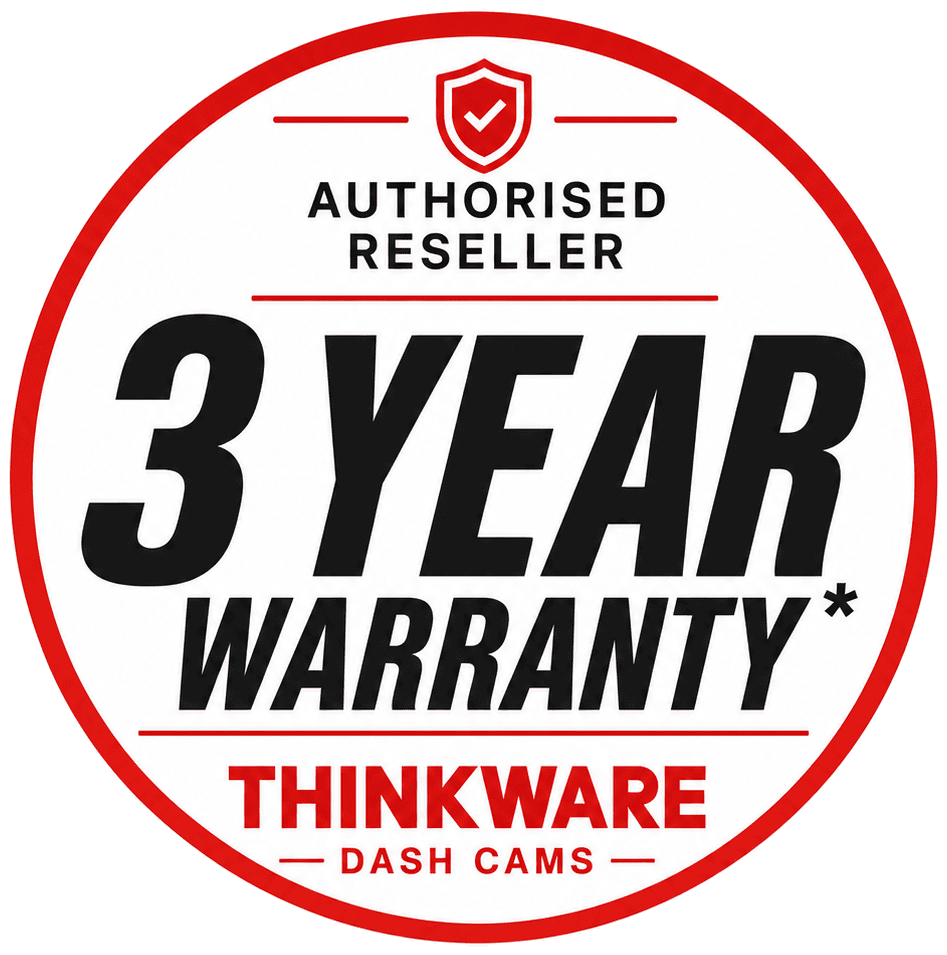 Thinkware authorised reseller — 3 year warranty on Thinkware dash cams